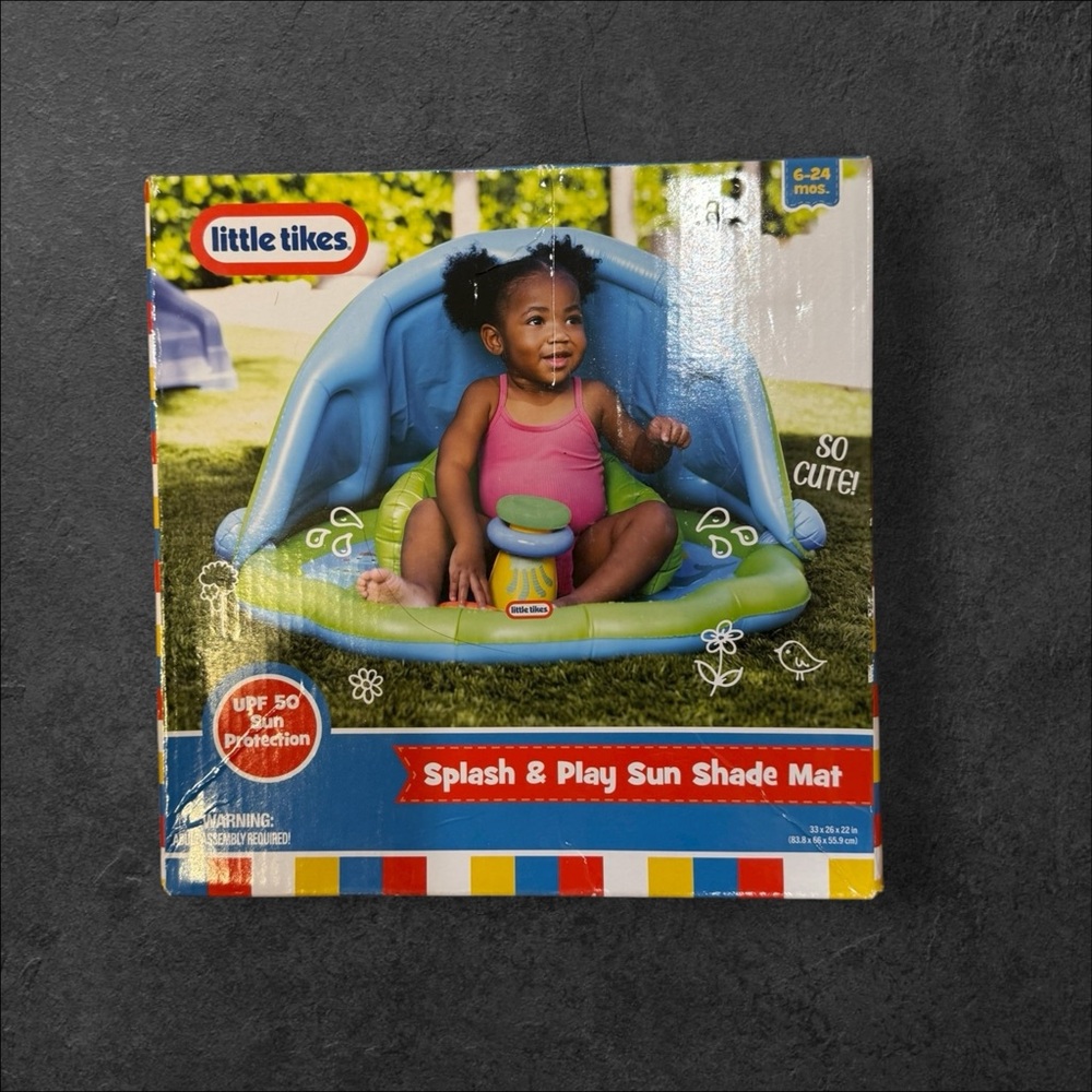 Splash & Play Sun Shade Mat - Blue and Green